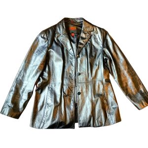 Vintage Danier Genuine Leather Coat- Sz. Medium